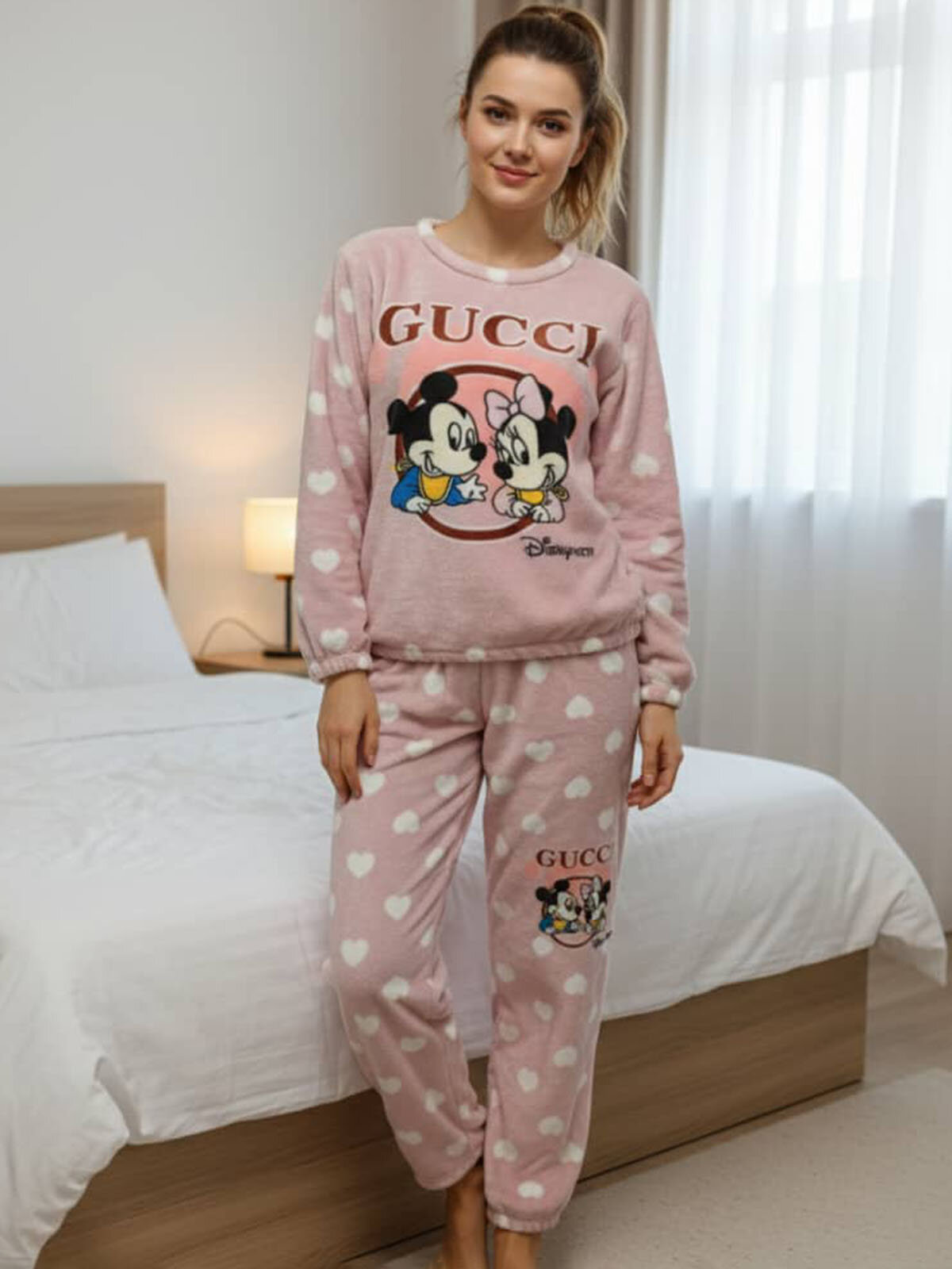 Пижама для кормящих мам  Xl, размер Xl, красный — фото 1