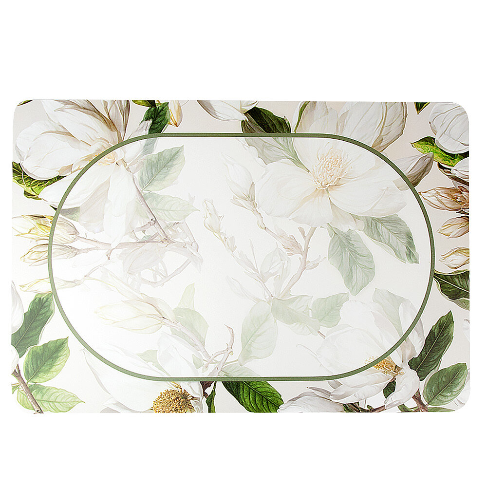 Салфетки на стол сервировочные набор 4 шт. 43х28см, цветы, Nouvelle