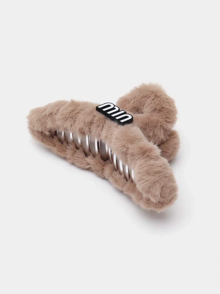 Пушистая, мягка и крепка заколка-краб для волос для всех девушек