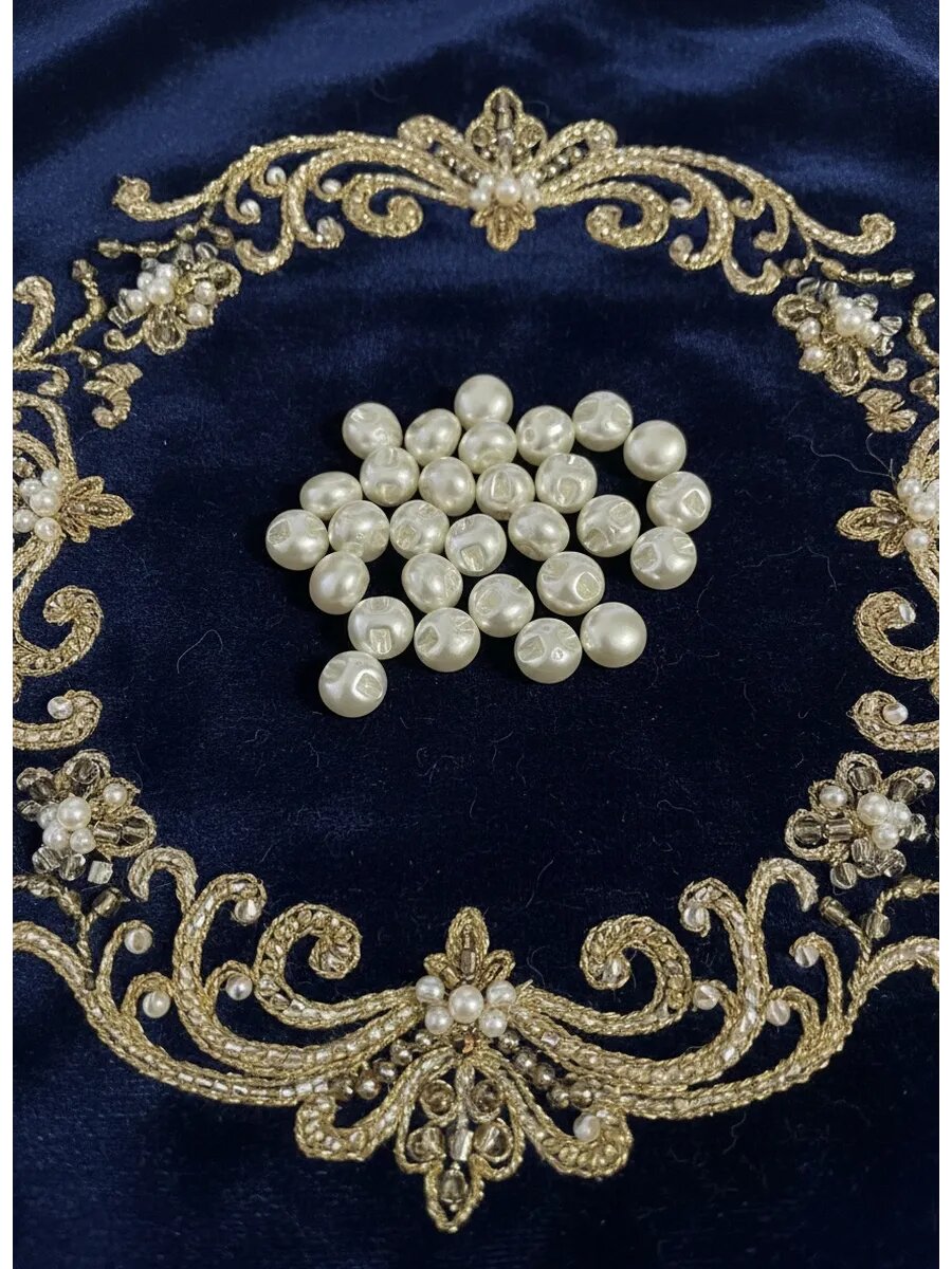 Пуговицы блузочные жемчуг 10мм (25шт) — фото 1