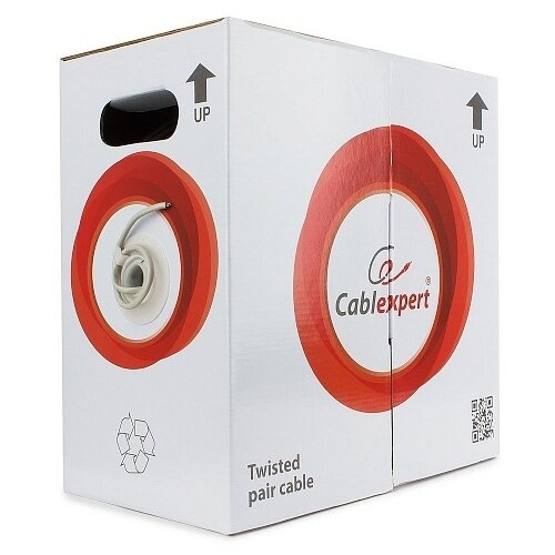 Кабель Cablexpert, UTP5e, 4 пары, 0.40 мм, CCA, однож, 305 м, серый UPC-5040E-SOL