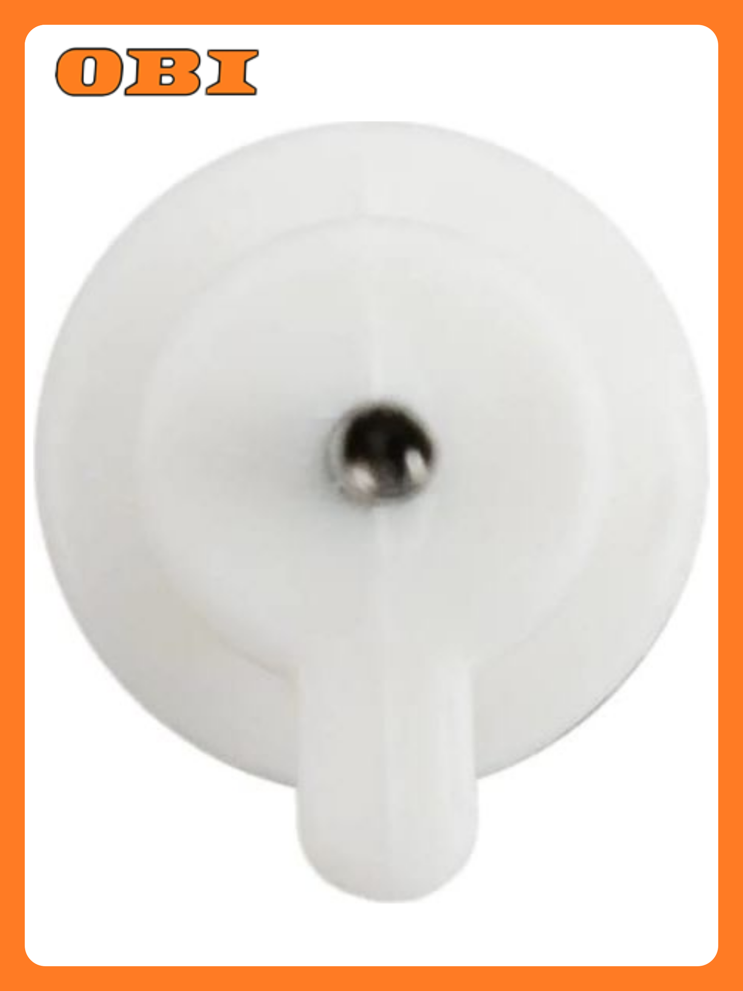 Крюк-точка Европартнер для картин пластик 16мм 12шт белый