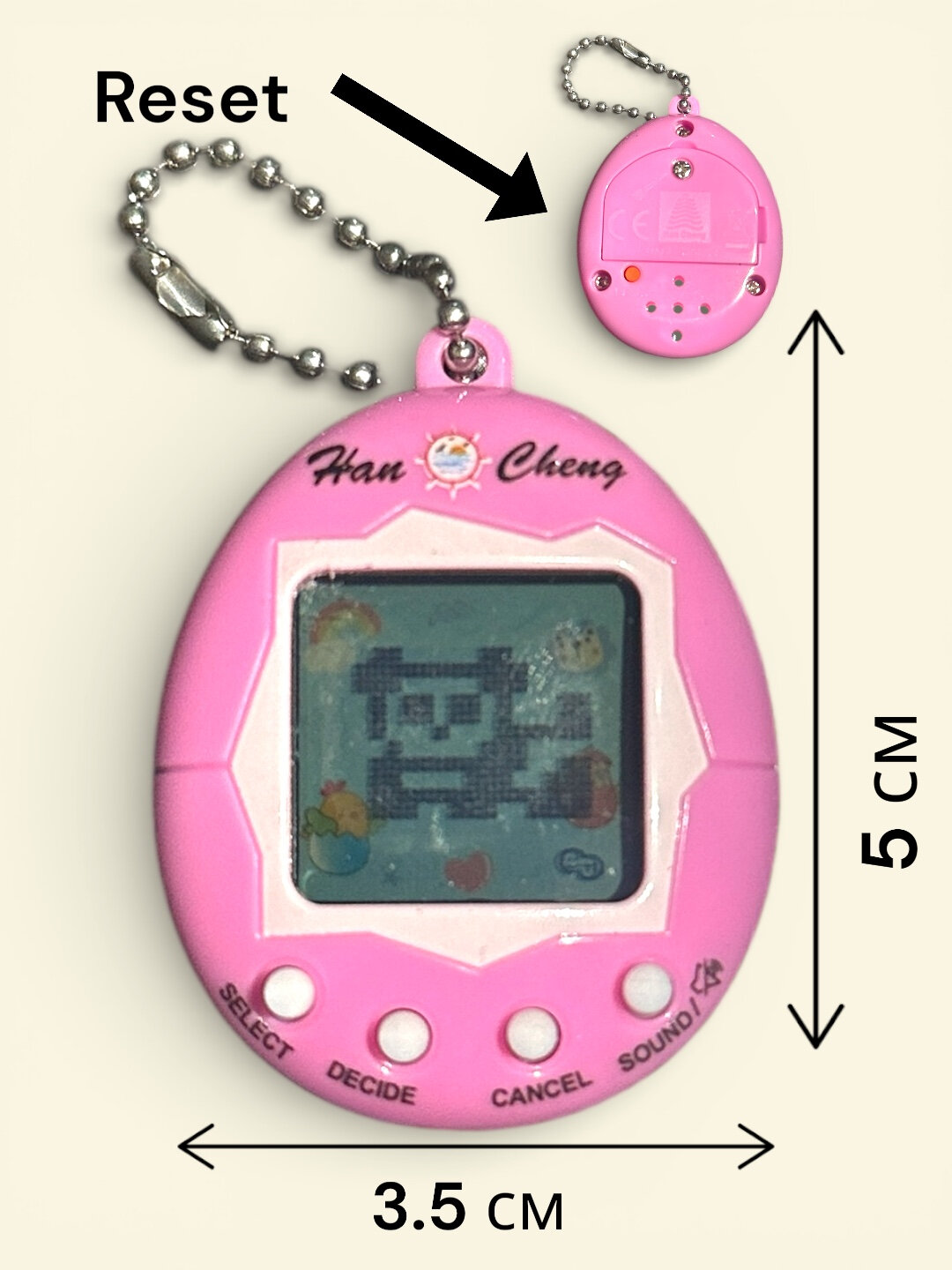 Тамагочи "Розовый цвет", виртуальный питомец, с 197 персонажами — фото 1