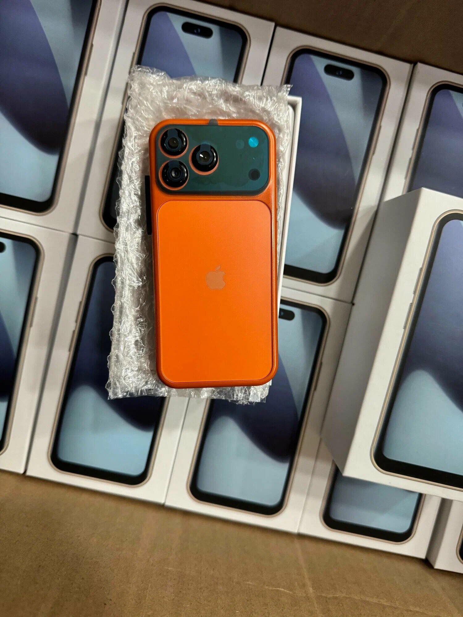 Смартфон Apple iPhone 17 Pro Max COPY MINI, 6GB/128GB, NFC, Wi-Fi, сканер барометр, orange