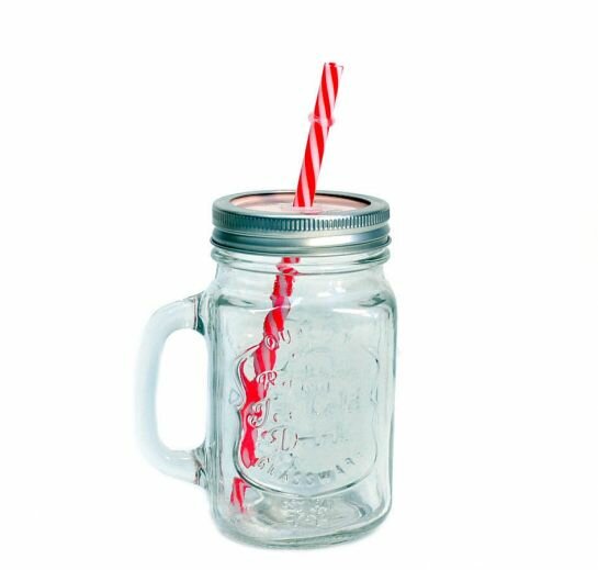 Крышка с отверстием д/кружки "Банка"; D64; металл — фото 1