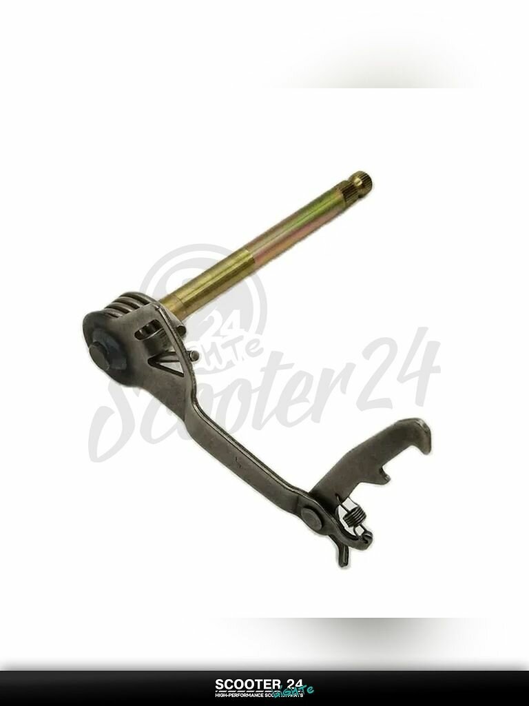 Вал переключения передач на мопед и мотоцикл на мотоцикл и мопед Alpha, Delta / Альфа Дельта / Альфа Дельта Орион, L 162 мм 139FMB, 152FMH "JH"