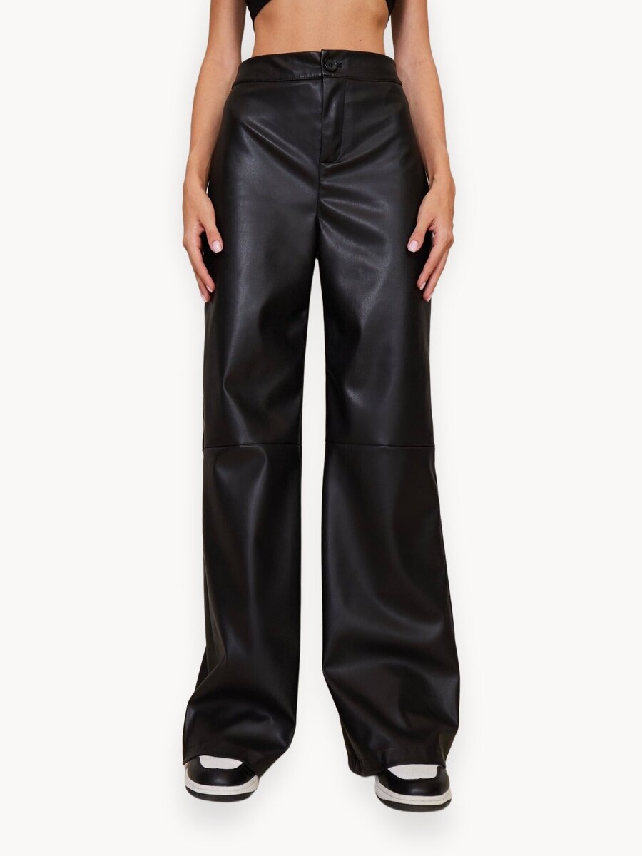 Брюки палаццо FEELZ.DISCOUNT, размер XS, чёрный