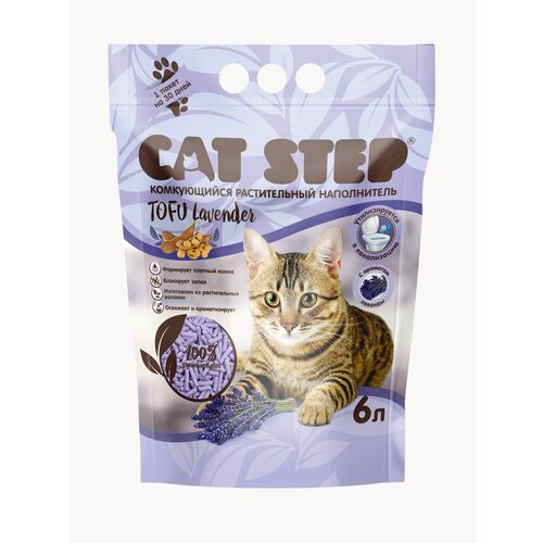Наполнитель соевый для кошачьего туалета Cat Step Tofu Tutti Frutt, комкующийся, 12 л