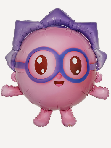 Изображение товара Воздушный шар с гелием фольгированная фигура Малышарики Ежик 1шт 91 см