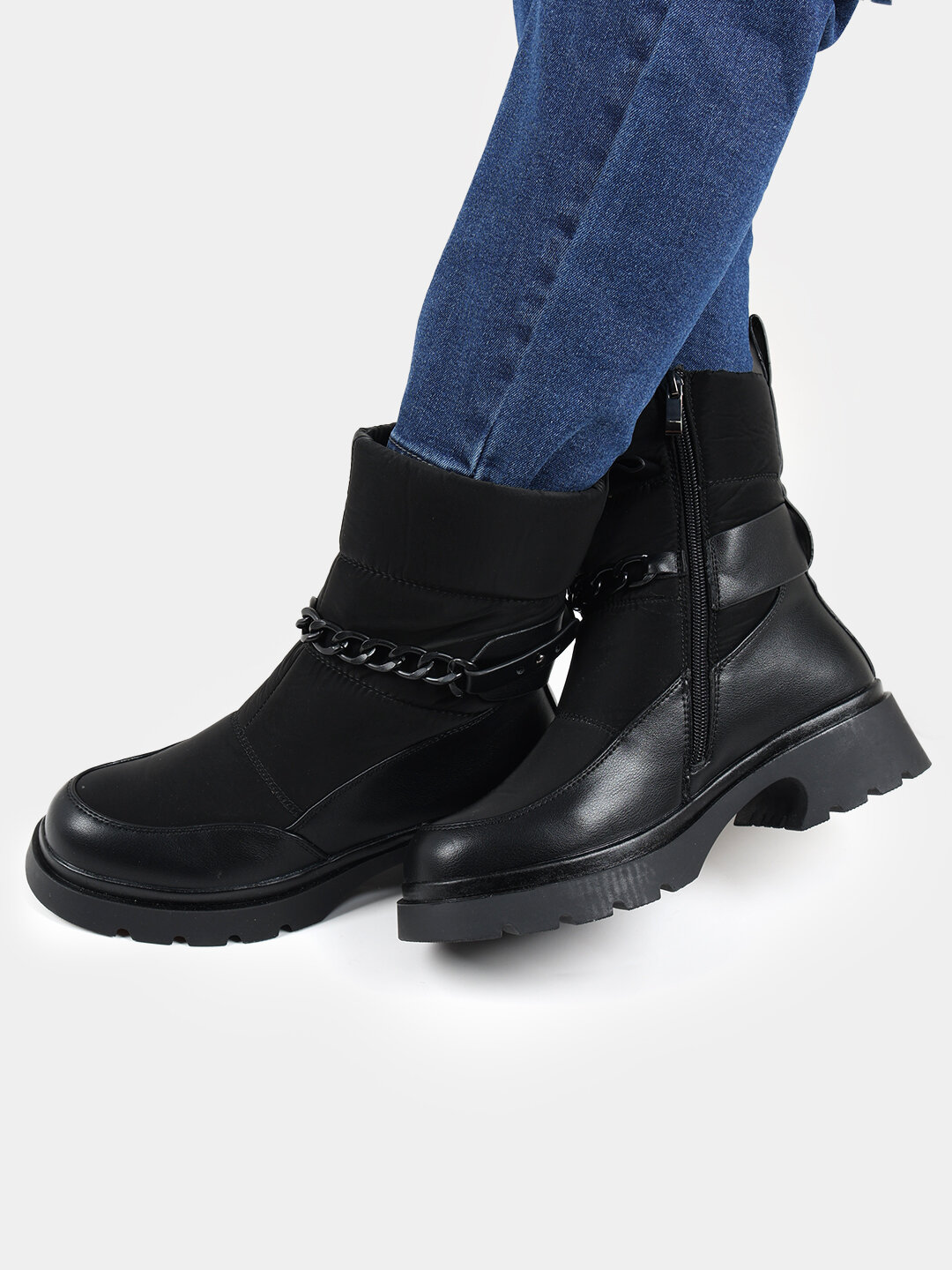 Полусапоги, размер 37, хром — фото 1