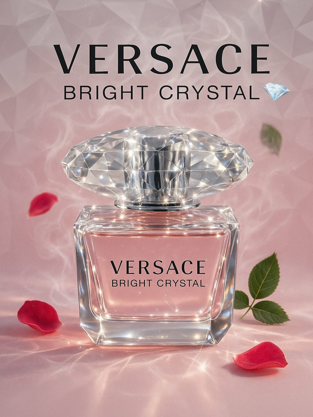 VERCAGE atir, erkaklar va ayollar uchun parfyumlangan suv, VERSACE BRIGHT CRYSTAL, 30 ml
