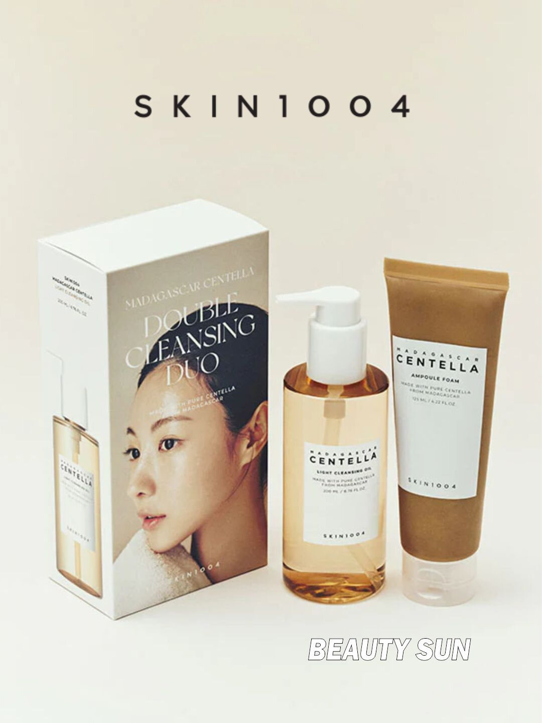 Двухэтапный набор для очистки, SKIN1004, Madagascar Centella, Double cleansing duo - Алый