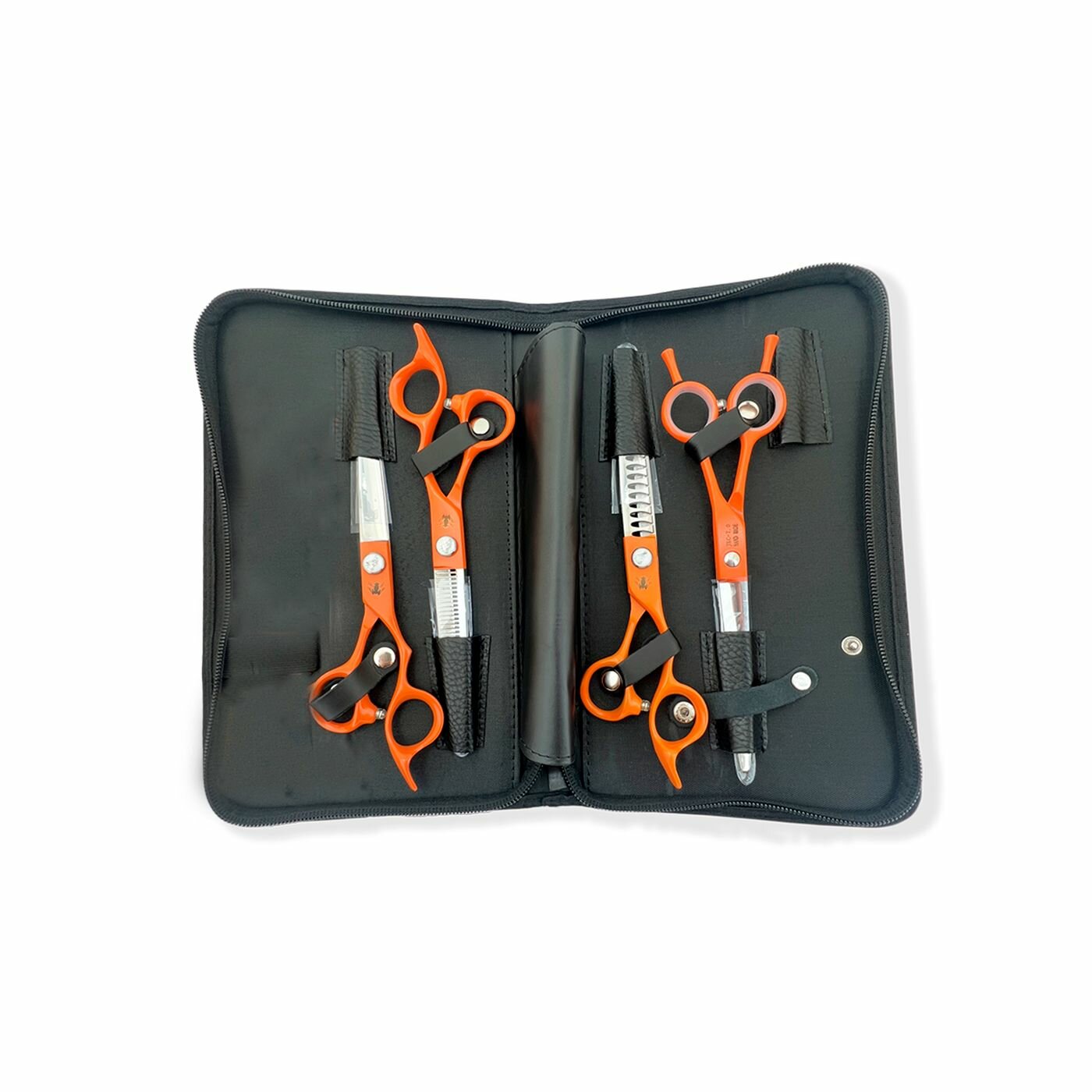 Набор из 4-х ножниц Dimi Desert Eagle+Чехол для груминга для стрижки собак животных