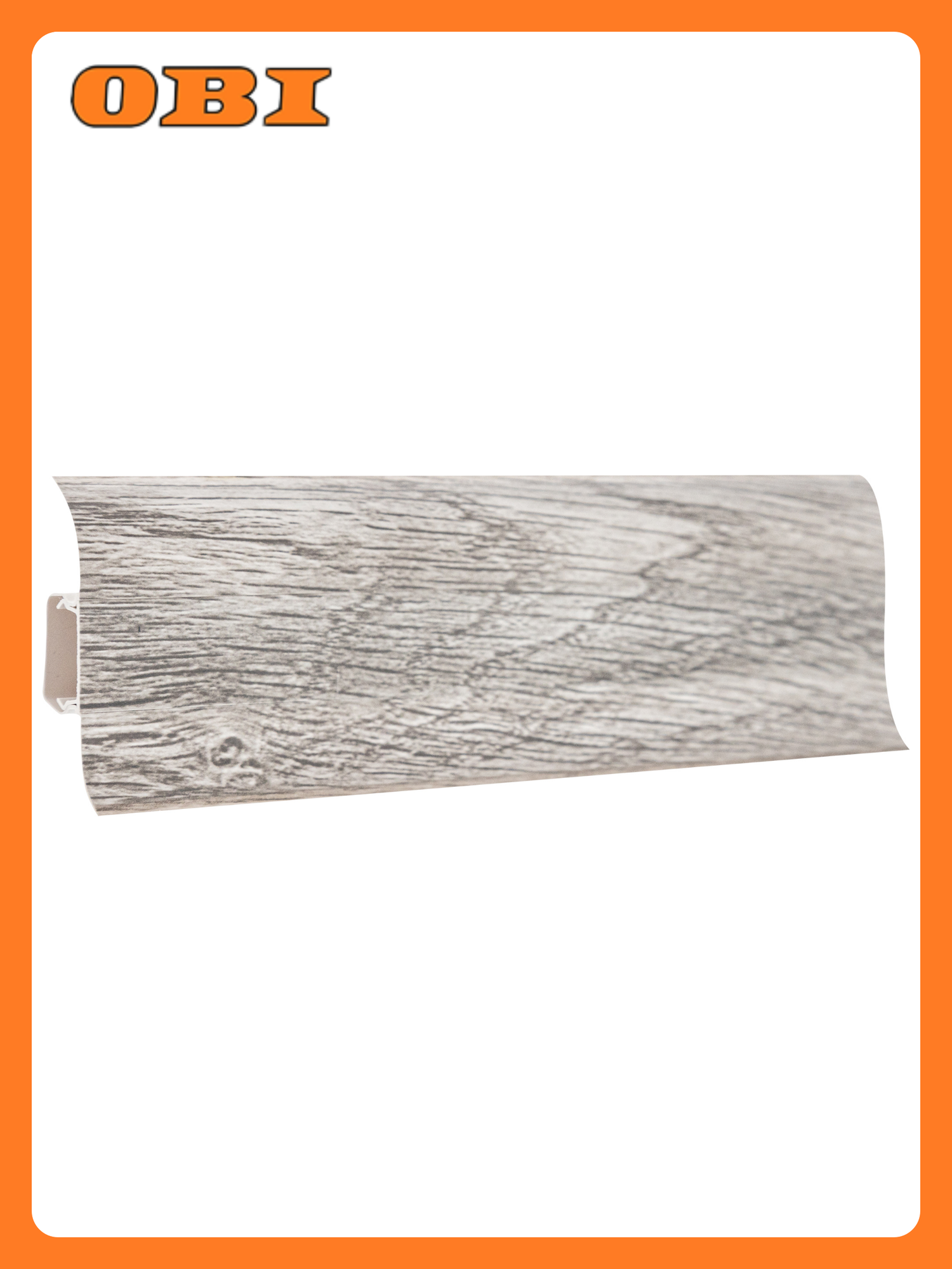 Плинтус ПВХ 60мм TECHNICAL Т14 тали 25м