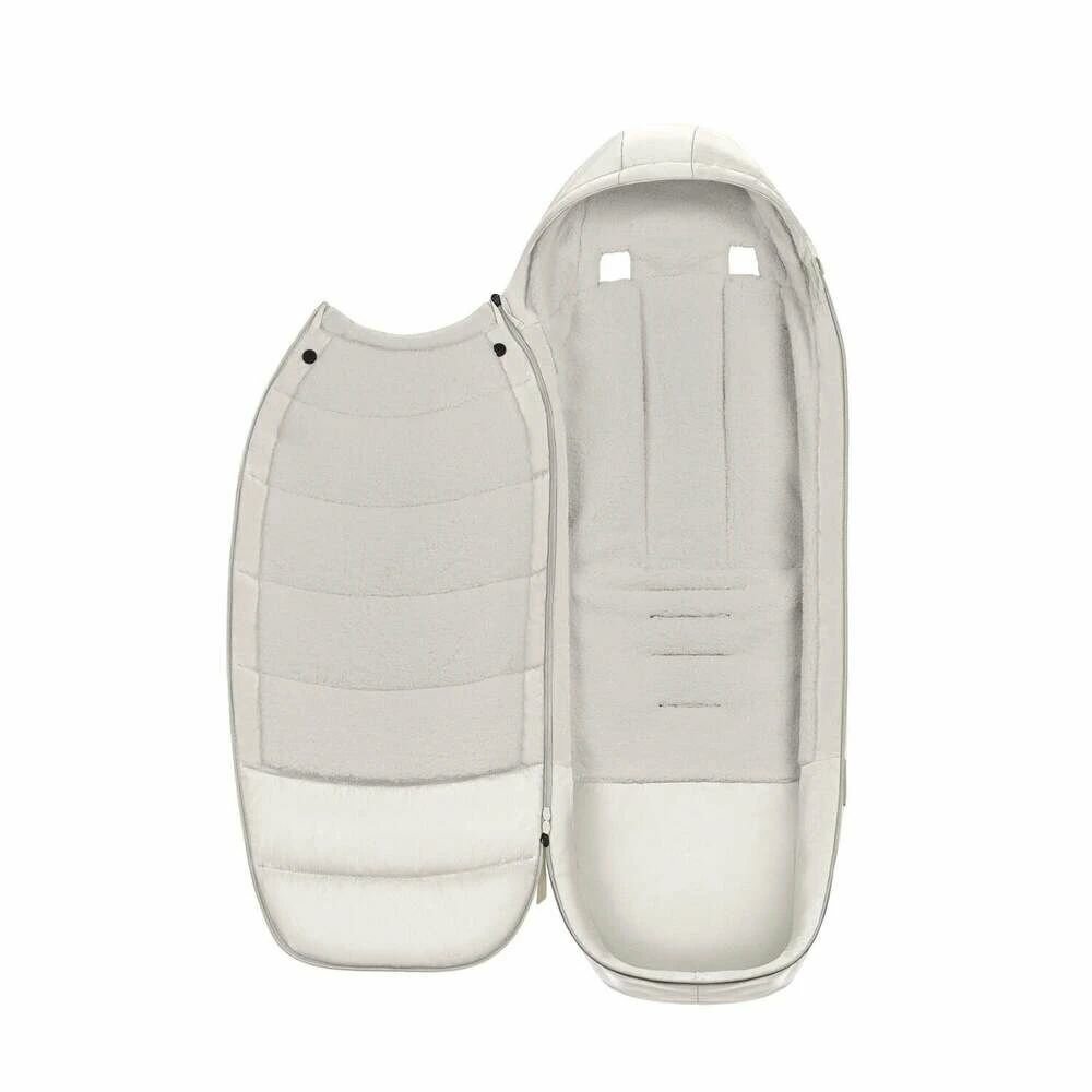 Конверт-накидка на ножки Cybex Platinum Footmuff Off White — фото 1