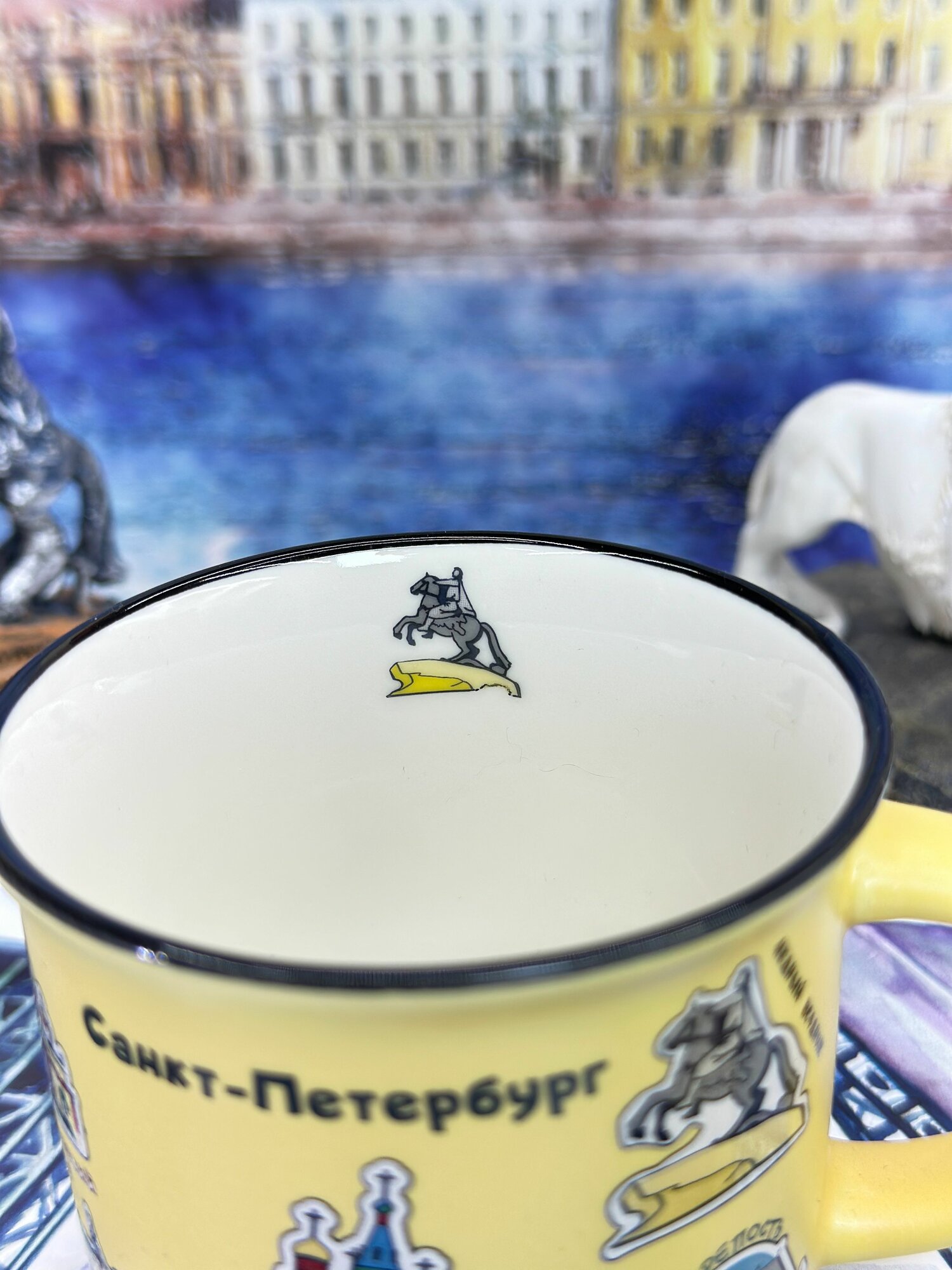 Кружка фарфоровая "Санкт-Петербург",180 мл — фото 1