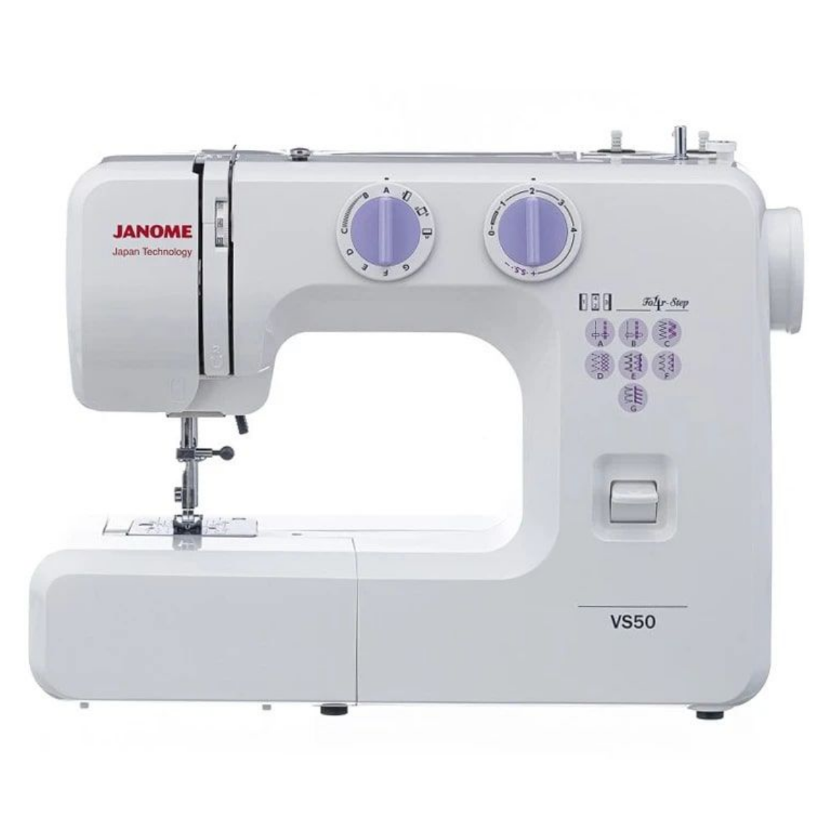 Швейная машина JANOME VS 50, белый, электромеханическая, 60 Вт