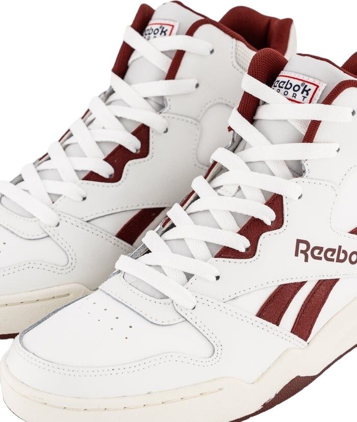 Кеды Reebok Royal BB4500 Hi2, размер 4 US, белый/бордовый/бежевый — фото 1