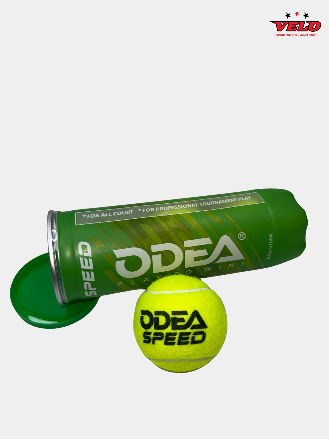 Мячи для большого тенниса ODEA SPEED обеспечивают стабильный отскок и контроль