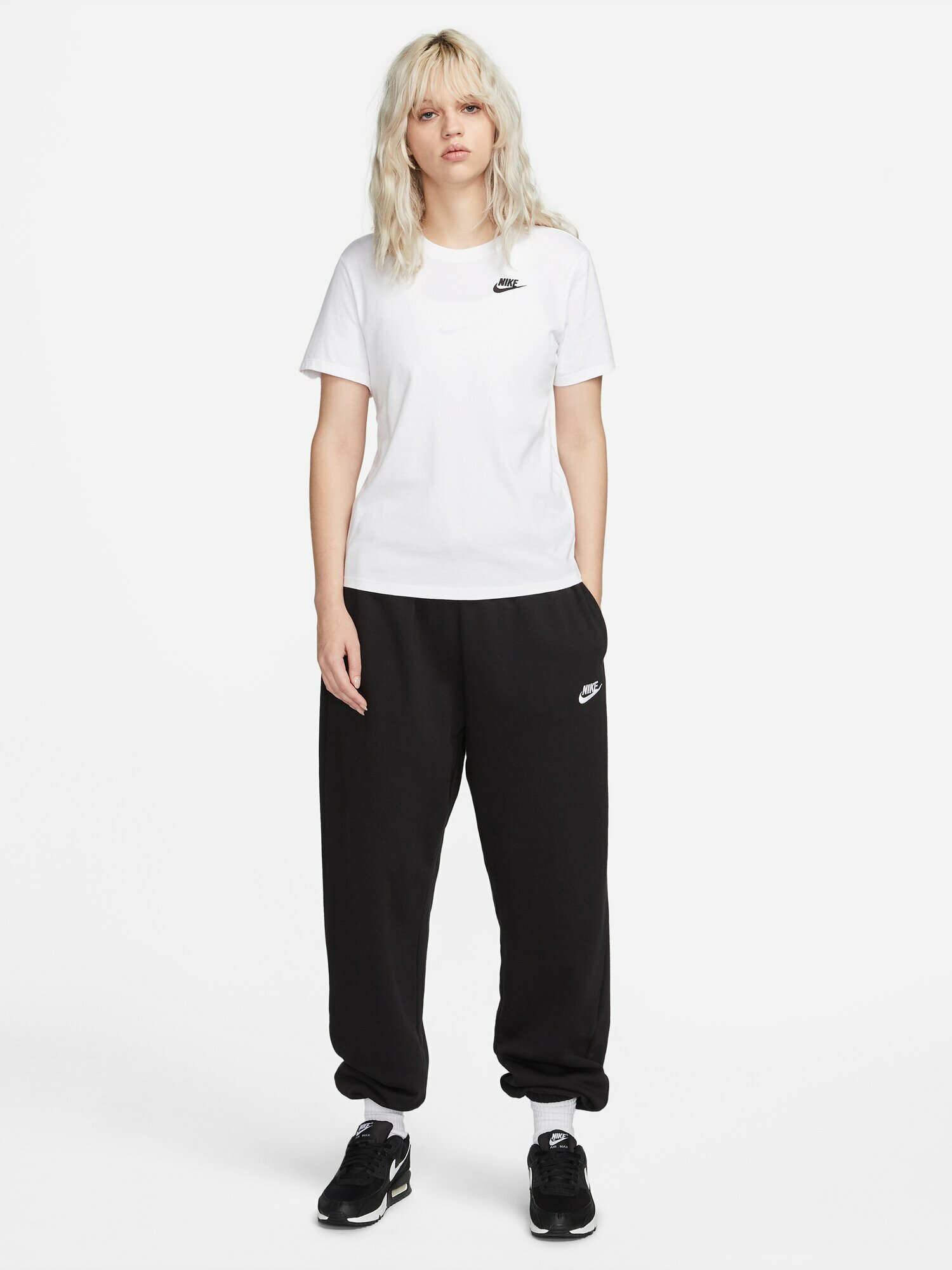 Футболка NIKE Club Essentials, 1 шт., размер 2XL INT, белый — фото 1