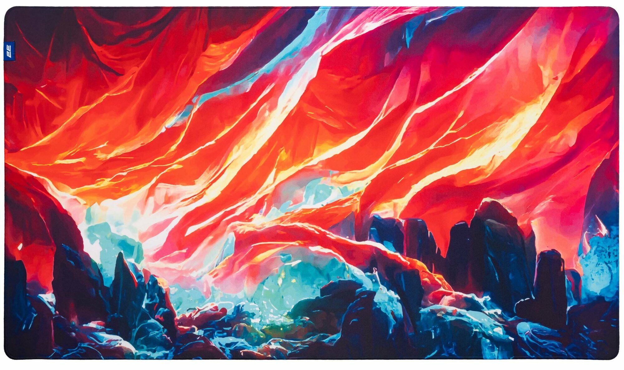 Игровой ковёр для мыши 2E GAMING PRO Speed XL D02, Multicolor, 800×450×3 мм