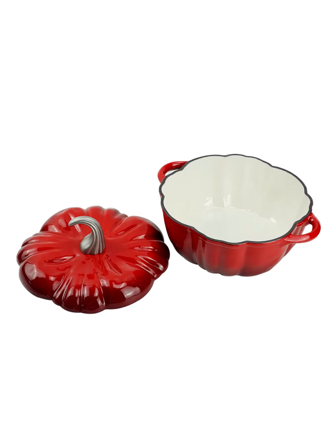 Чугунная кастрюля «Тыква», 3,7 л — фото 1