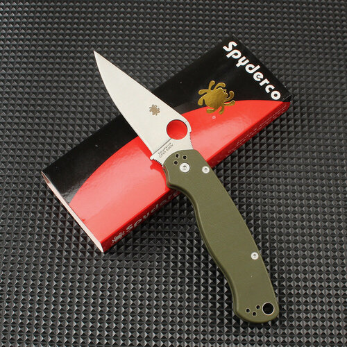 Изображение товара Нож складной туристический Spyderco. Лезвие 8.8 см Сталь 8cr13
