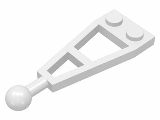 Деталь Lego 2508 Plate, Modified 1 x 2 with Long Tow Ball