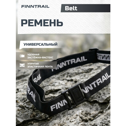 фото Пояс finntrail для мужчин и женщин, размер one size, черный