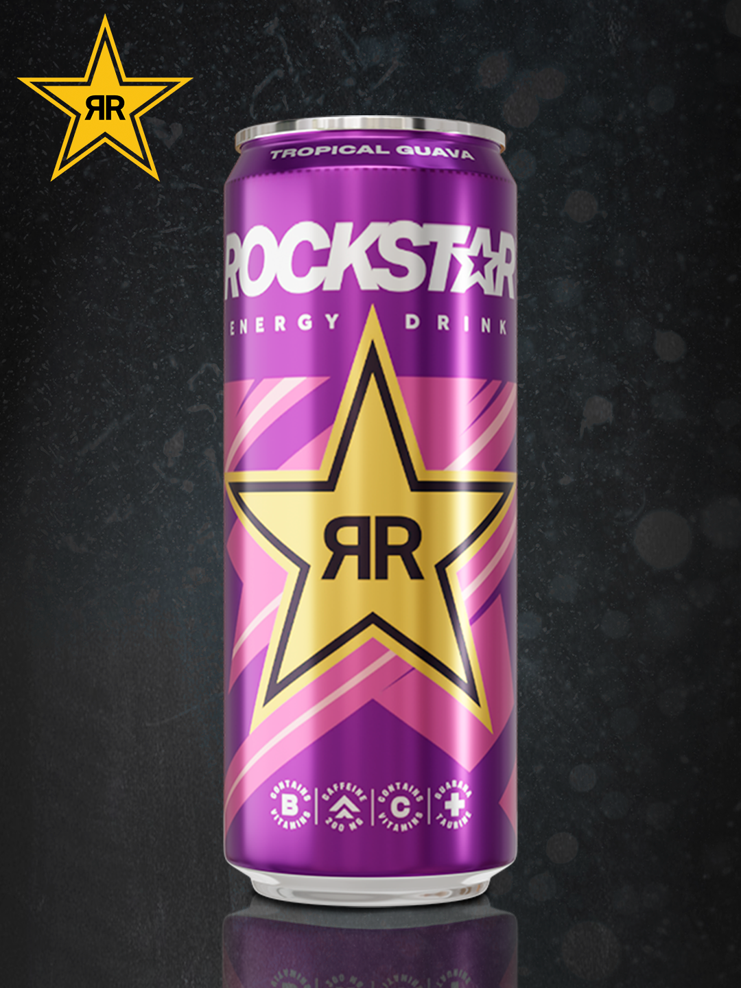 Rockstar со вкусом тропической гуавы 449 ml, 1 шт