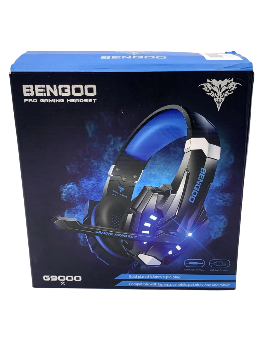 Игровые наушники проводные BENGOO G9000, для PS5/Xbox/Nintendo Switch, синий — фото 1
