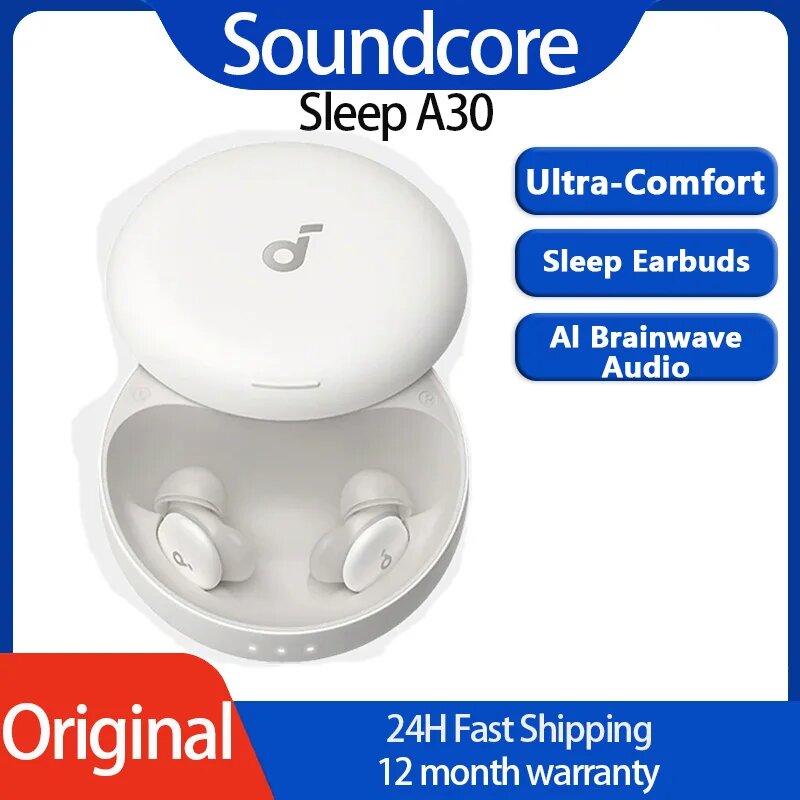 美品】Anker Soundcore Sleep A30 オフホワイト soundcore Anker Sleep