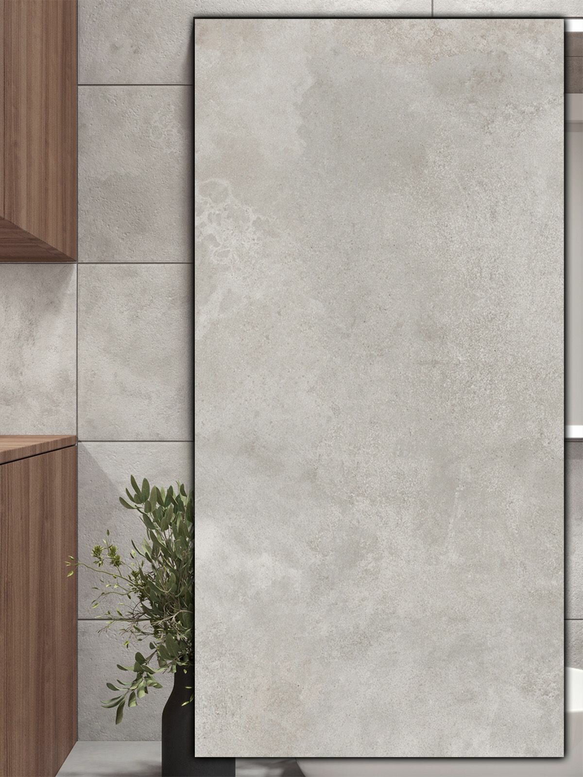 Керамогранит Cersanit Concretehouse Серый 297x598 под бетон матовый рельеф цена за упаковку (10 плиток - 177 кв. м)