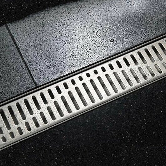 Душевой канал ACO ShowerDrain C 408759 (9010. 88 10) 885 мм вертикальный фланец боковой выпуск