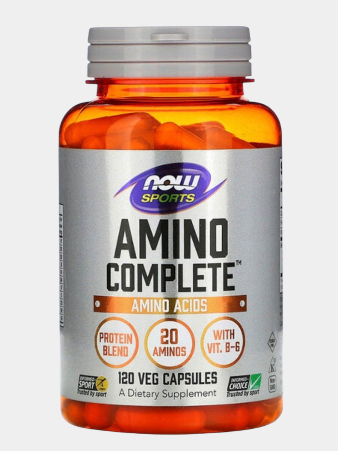 Аминокислотный комплекс " Amino Complete" NOW, 120 вегетарианских капсул