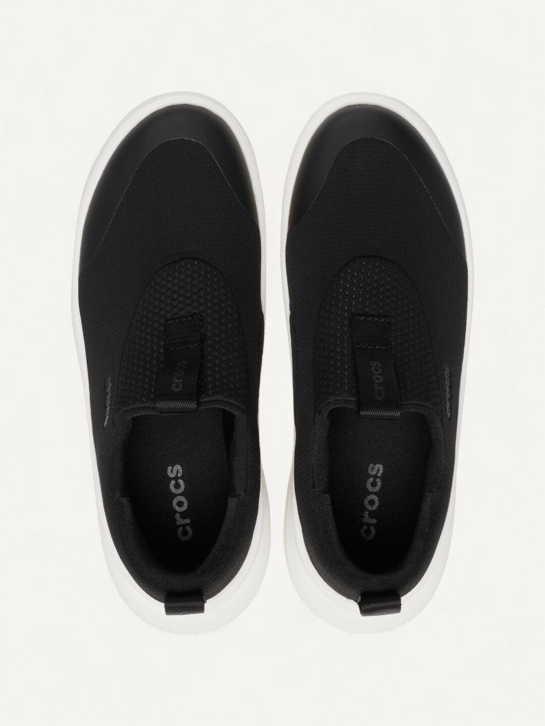 Кроссовки Crocs Mellow Ease, размер m7/w9, черный/белый — фото 1