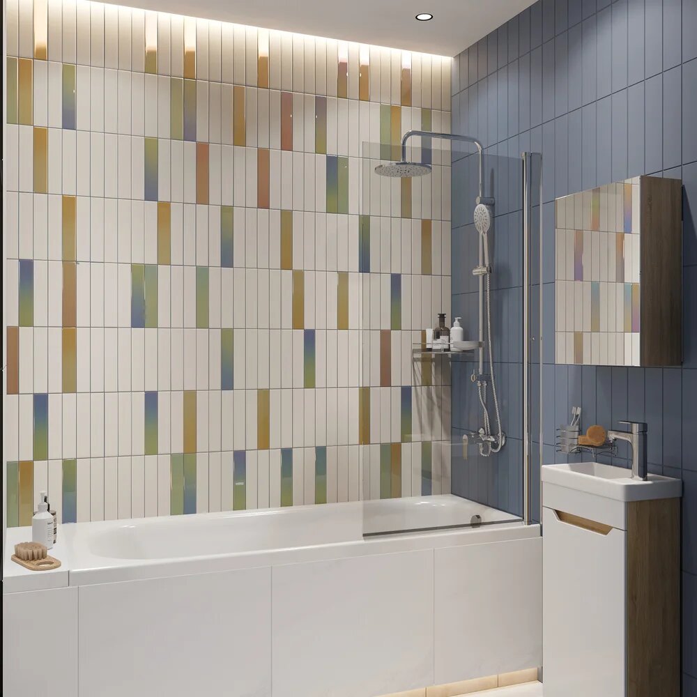 Акриловая ванна DIWO Анапа без опоры 170x70 пристенная белая глянцевая прямоугольная антискользящее покрытие