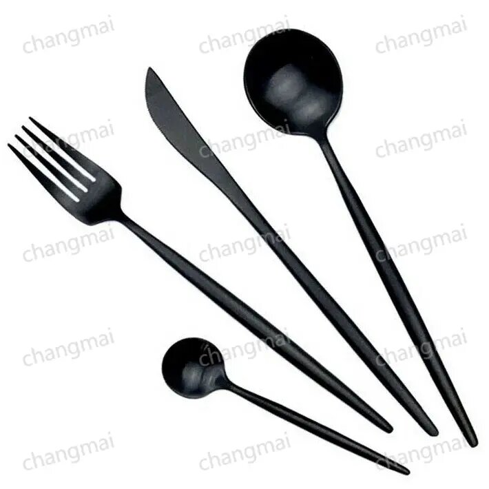 Фотографии Набор столовых приборов Xiaomi Maison Maxx Modern Flatware Set Black
