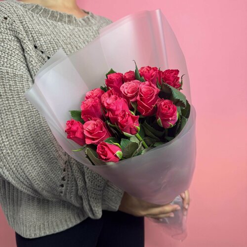 Изображение товара Букет из 15 голландских роз Такази