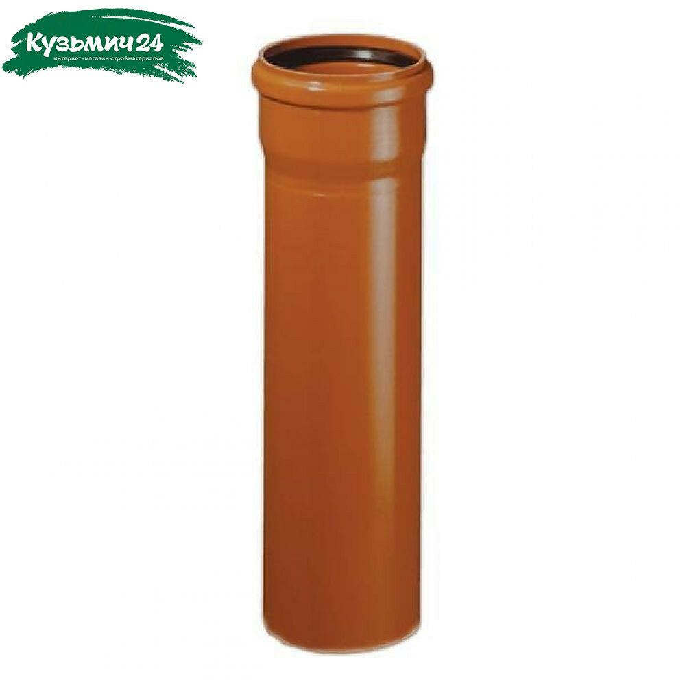Труба Синикон D-110 L-3000 НПВХ SN4 (красная)