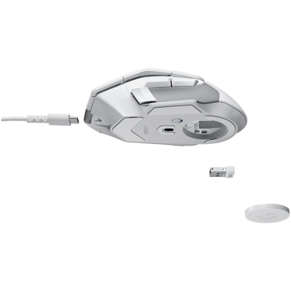 Мыши от бренда LOGITECH G502 X - WHITE - USB- EER2, белого цвета — фото 1