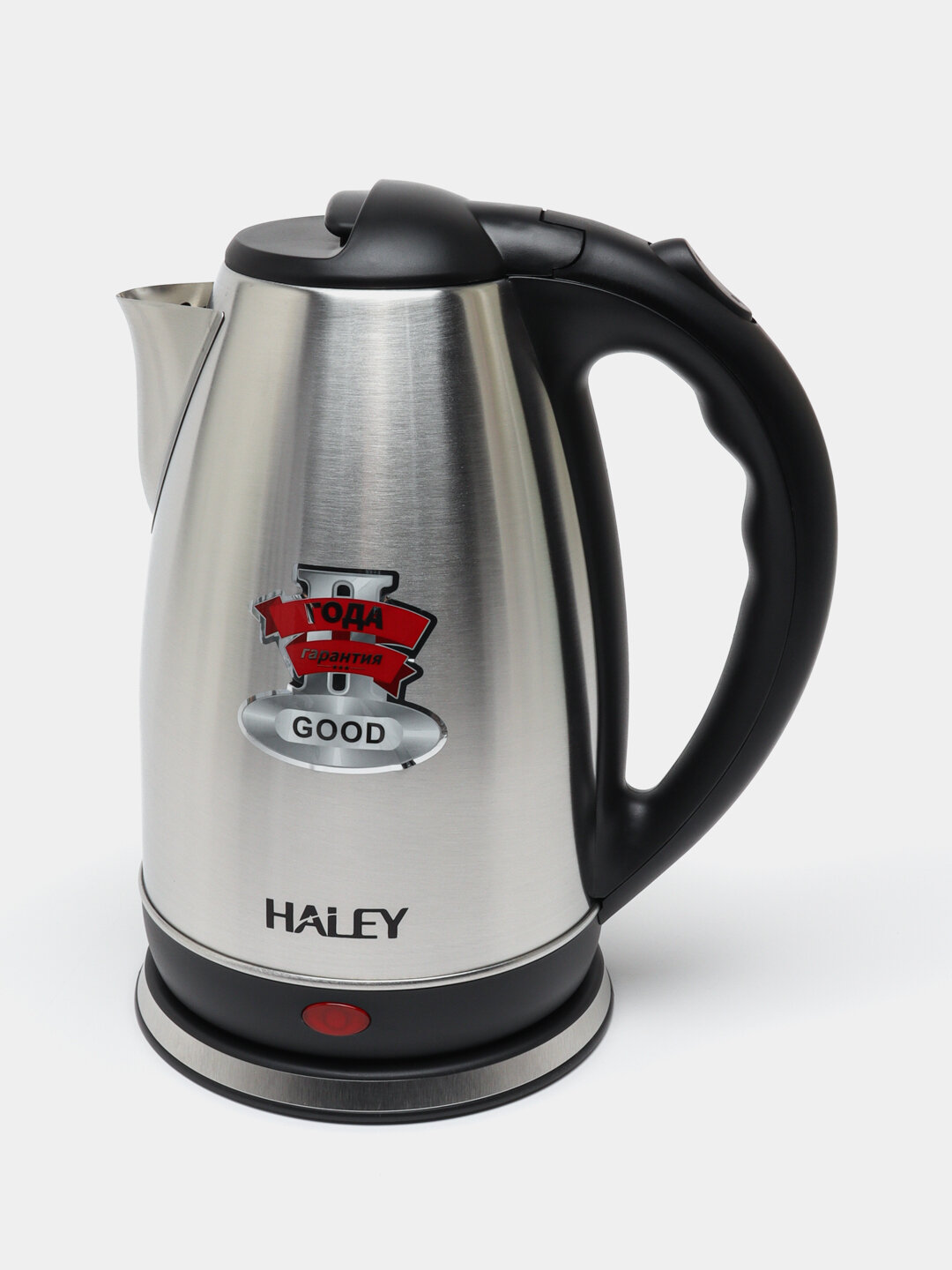 Электрочайник HALEY, 2.6 л, металлический корпус, автоматическое отключение