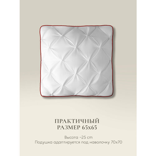 фото Подушка для сна espera delux 3d под наволочку 70х70см, 100% хлопок, наполнитель искусственный пух