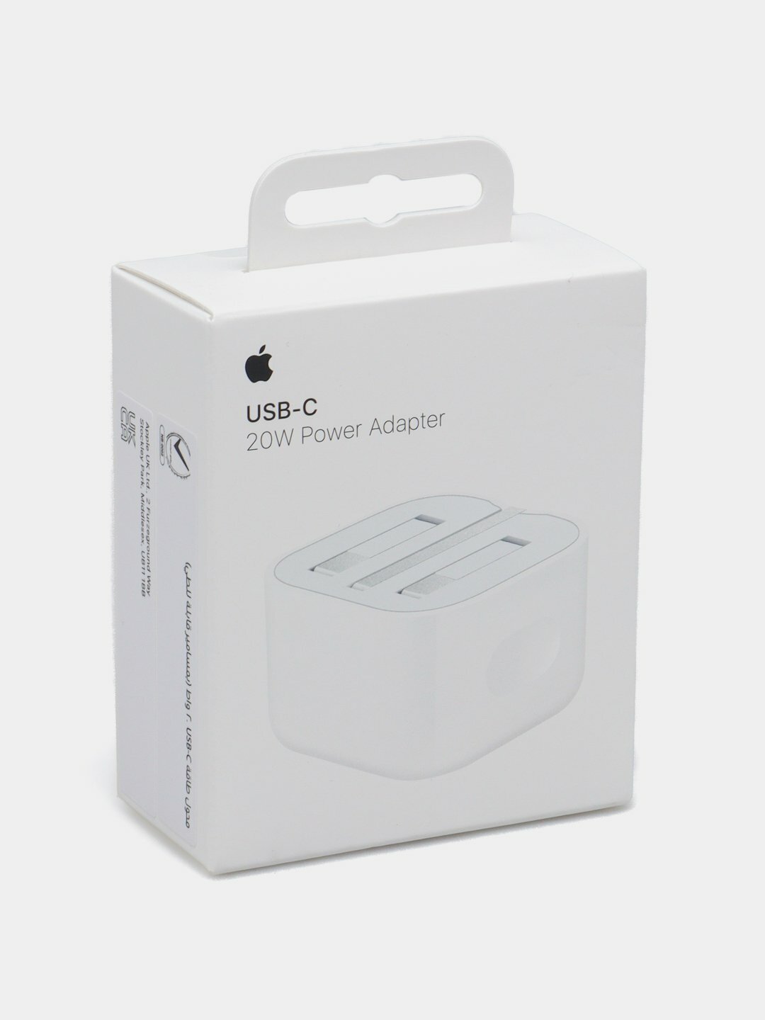 Зарядное устройство Apple 20 W Power Adapter, USB-C, быстрая зарядка, оригинальное, белое