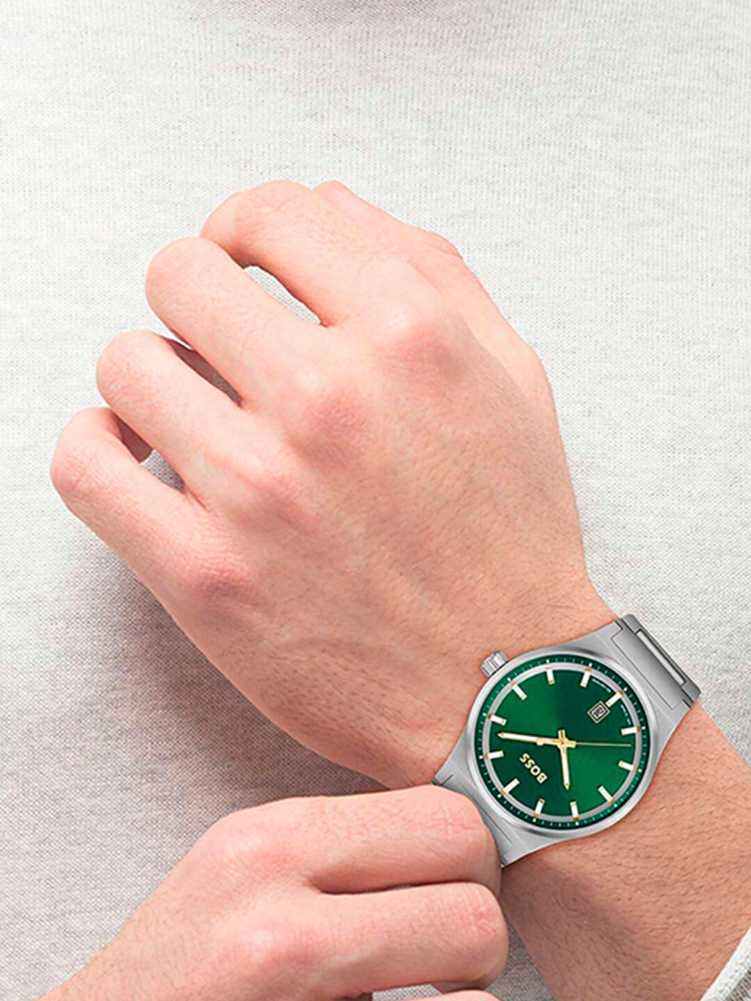 Наручные часы BOSS, зеленый — фото 1