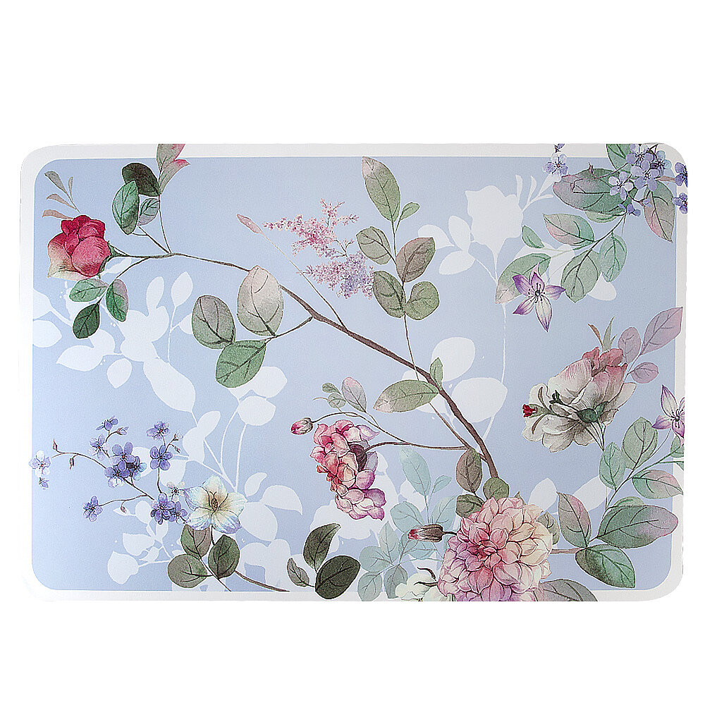 Салфетки на стол сервировочные набор 4 шт. 43х28см, цветы, Nouvelle