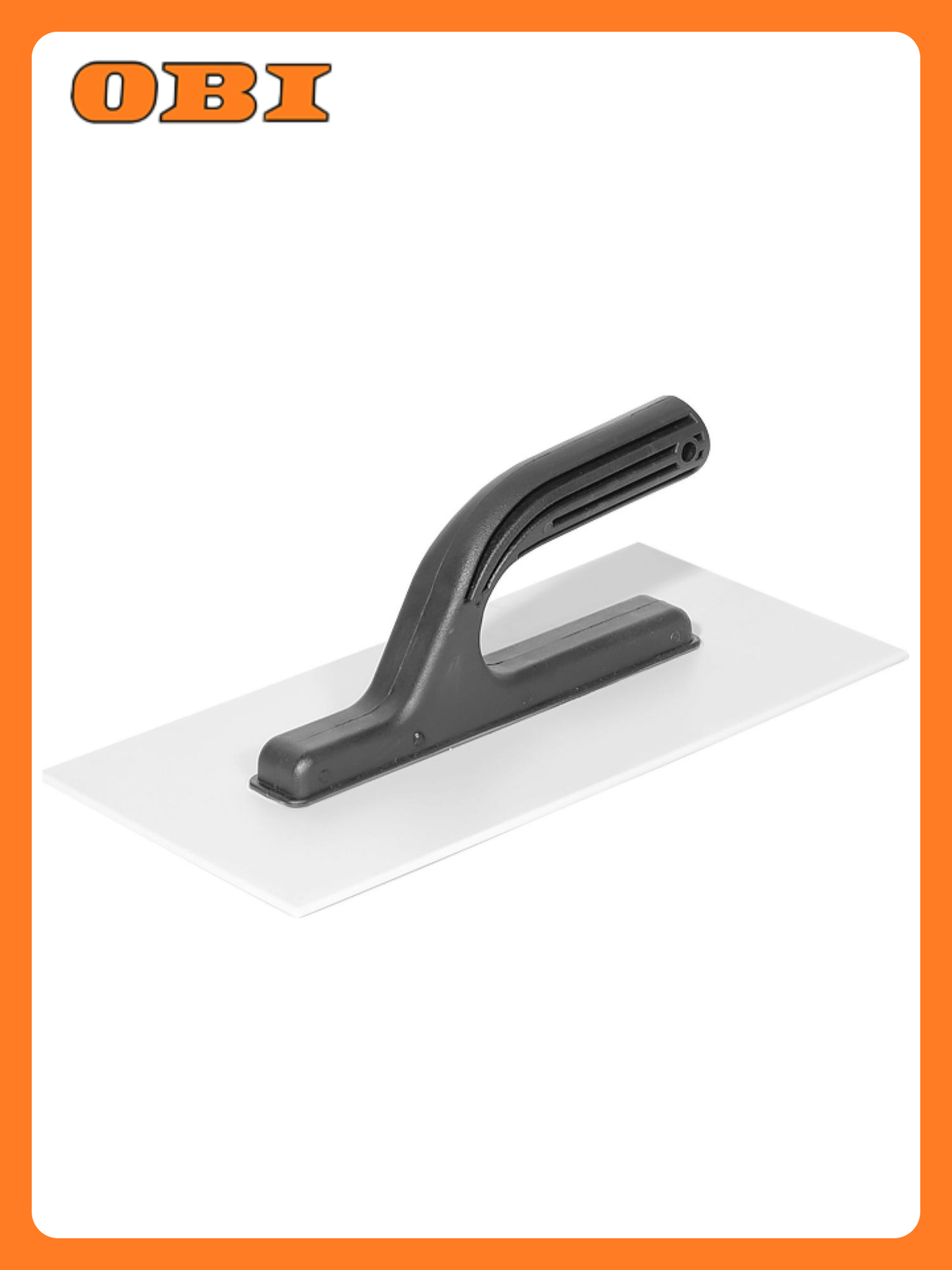 Гладилка Intek 280x140мм пластиковая с пластмассовой ручкой