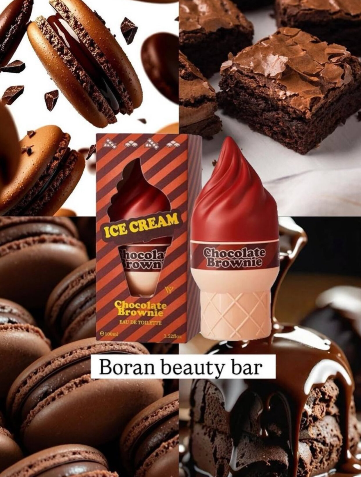 Туалетная вода «Шоколадный брауни», роскошный и элегантный аромат для детей и женщин, 100 мл.