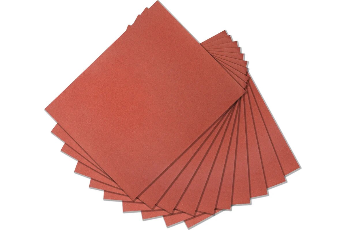 Шлифовальный лист Tolsen P120, на бумажной основе, 23x28 см, 10 штук