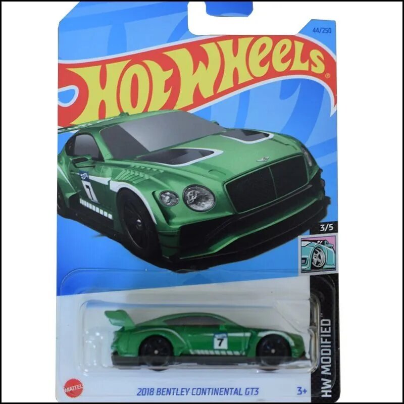 Бестселлер 2023 Mattel Hot Wheels C4982, модель Bentley Continental Gt3 2018